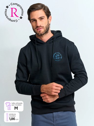 POLERÓN HOMBRE CLOUDBREAK ALGODÓN HOODIE PRINT - 1