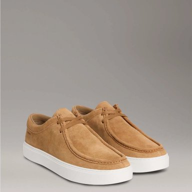 ZAPATILLAS HOMBRE CALVIN KLEIN CASUALES CAFÉ HM0HM01967GCX CUERO - 2