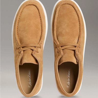 ZAPATILLAS HOMBRE CALVIN KLEIN CASUALES CAFÉ HM0HM01967GCX CUERO - 3