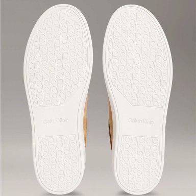 ZAPATILLAS HOMBRE CALVIN KLEIN CASUALES CAFÉ HM0HM01967GCX CUERO - 4