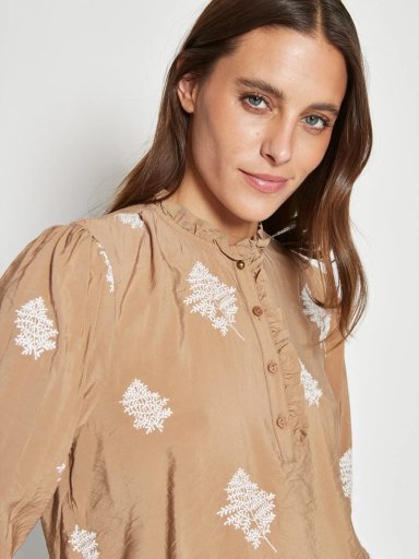 BLUSA MUJER REGATTA MANGA LARGA BORDADA - 3