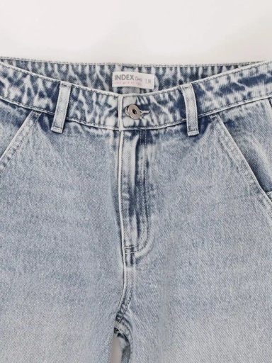 JEANS NIÑA INDEX ALGODÓN WIDELEG CARGO - 3