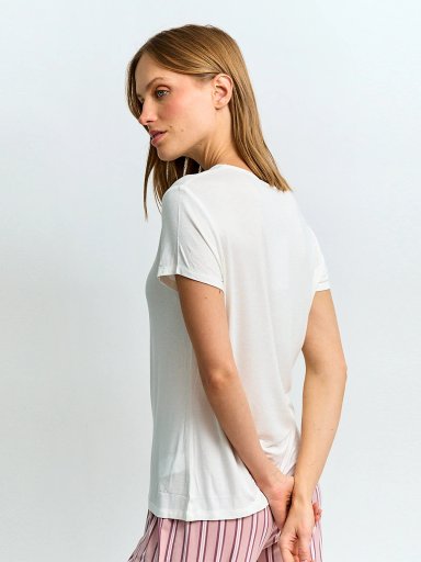 TOP PIJAMA MUJER MARQUIS MANGA CORTA - 2