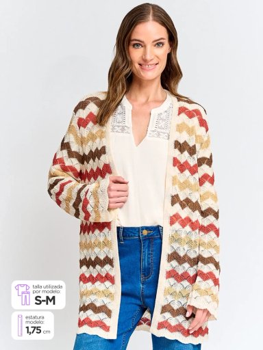 CARDIGAN MUJER AZIZ  - 1