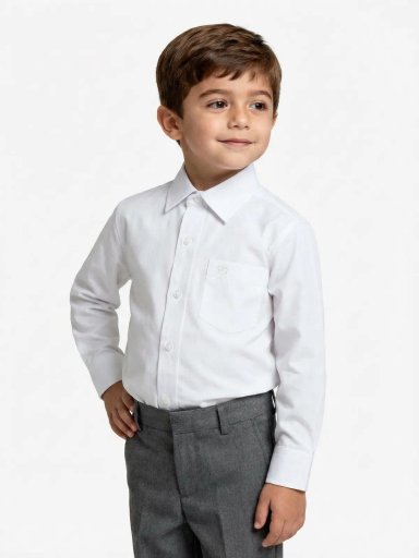 PACK X2 CAMISA ESCOLAR TEST BLANCA - 1