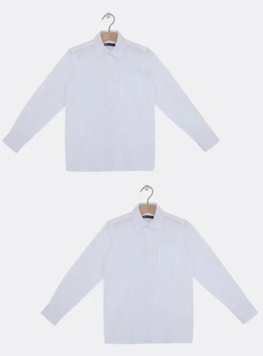 PACK X2 CAMISA ESCOLAR TEST BLANCA - 2