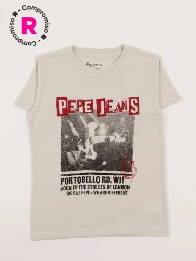 POLERA MANGA CORTA NIÑO PEPE JEANS TIRELL - 1