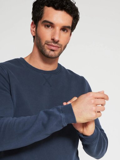 POLERÓN HOMBRE MARQUIS ALGODÓN CUELLO REDONDO LAVADO - 3