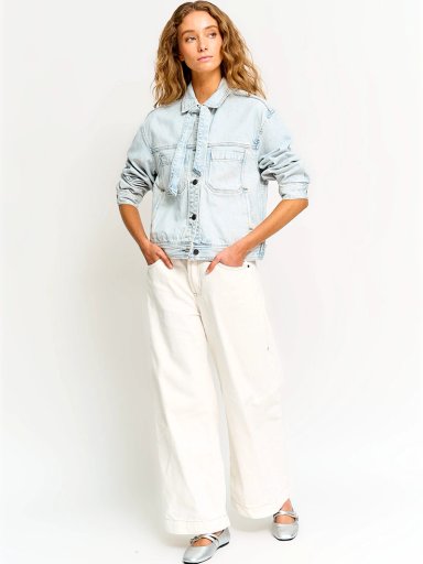 CHAQUETA MUJER AEROPOSTALE ALGODÓN DENIM - 4
