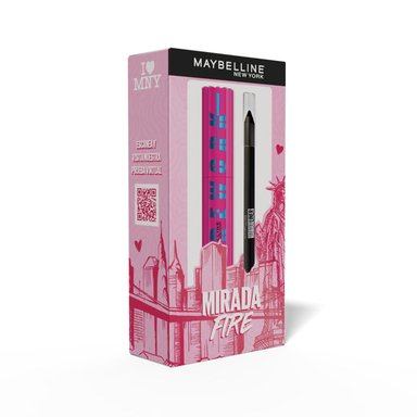 SET MASCARA DE PESTAÑAS + LAPÍZ DE OJOS MAYBELLINE NEW YORK MIRADA FIRE: FIREWORK WTP + TATTOO 10 ML + 1.3 GR - 3