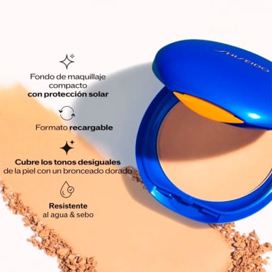 PROTECTOR SOLAR SHISEIDO SUNCARE UV PROTECTIVE COMPACT FOUDATION SPF36 REFILL MEDIUM BEIGE 12 GR - 3