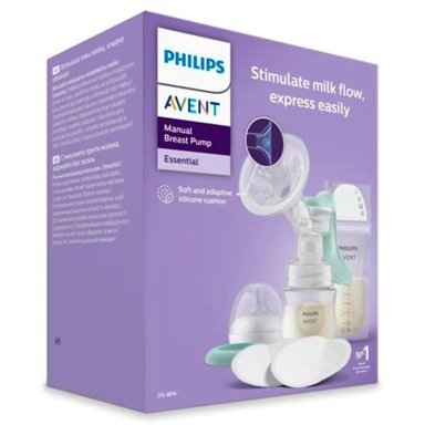 SET EXTRACTOR DE LECHE MANUAL AVENT - 1