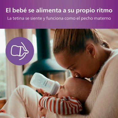 PACK 4 MAMADERAS RECIÉN NACIDO NATURAL RESPONSE AVENT - 3
