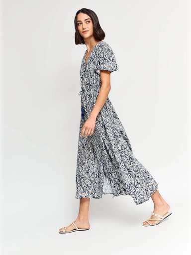 VESTIDO MUJER AZIZ LARGO ESTAMPADO - 2