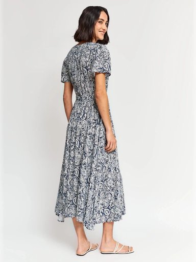 VESTIDO MUJER AZIZ LARGO ESTAMPADO - 3