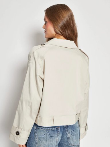 CHAQUETA MUJER INDEX ALGODÓN TRENCH CORTO - 2