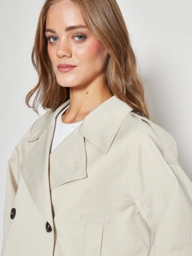 CHAQUETA MUJER INDEX ALGODÓN TRENCH CORTO - 3