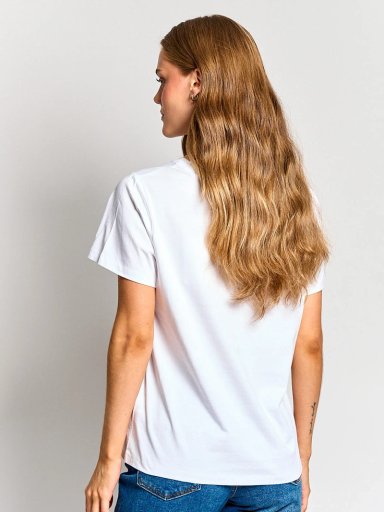 POLERA MUJER PEPE JEANS ALGODÓN STRASS - 2