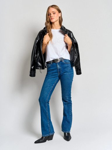 POLERA MUJER PEPE JEANS ALGODÓN STRASS - 4