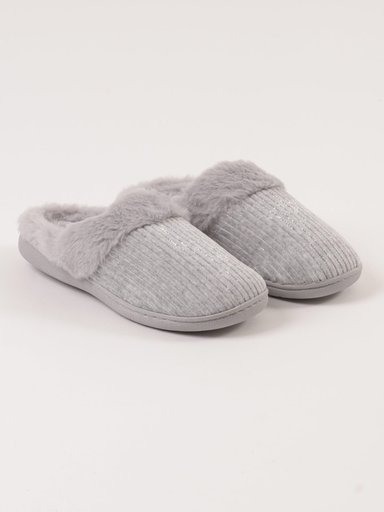 PANTUFLAS MARQUIS LUREX C GRIS  - 1