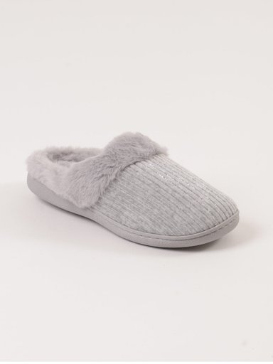PANTUFLAS MARQUIS LUREX C GRIS  - 3