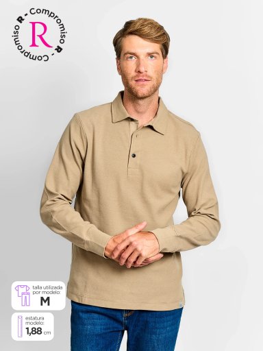 POLERA HOMBRE REGATTA ALGODÓN MANGA LARGA - 1
