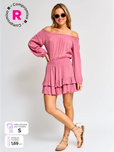 VESTIDO MUJER AEROPOSTALE HALTER - 1