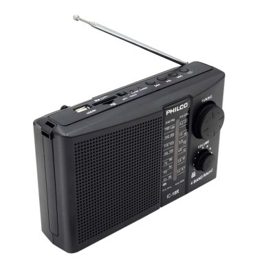 EQUIPO DE MÚSICA PHILCO 3 BANDAS RECARGABLE IC-18R USB/SD 1W - 2