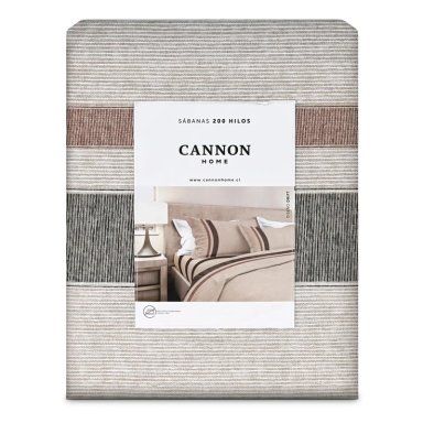 JUEGO DE SÁBANAS CANNON KING 200 HILOS DRIFT - 4