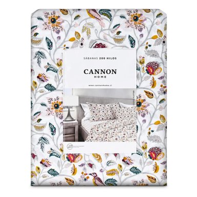 JUEGO DE SÁBANAS CANNON KING 200 HILOS FLUTTER  - 4