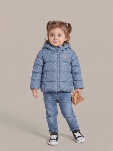 PARKA NIÑA BABY HARVEST BÁSICA - 1