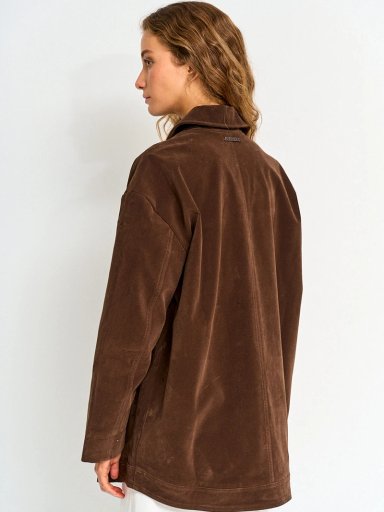 CHAQUETA MUJER BARBADOS EFECTO PIEL - 2