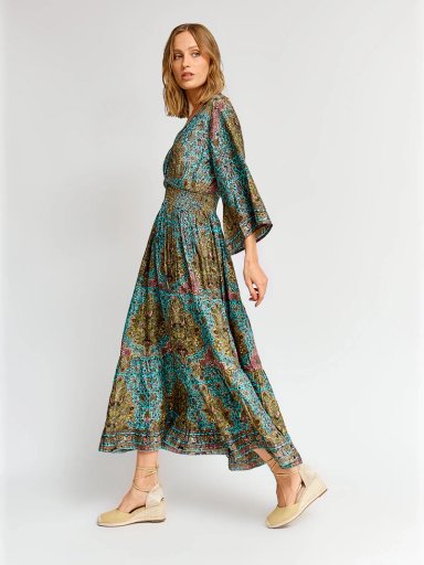 VESTIDO MUJER TATIENNE LARGO ESTAMPADO - 2