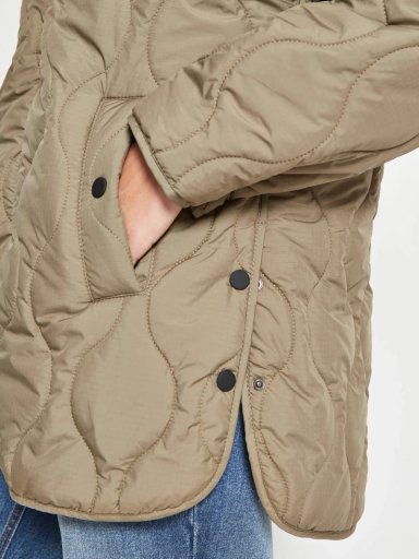 PARKA MUJER AZIZ LARGA CON GORRO - 3