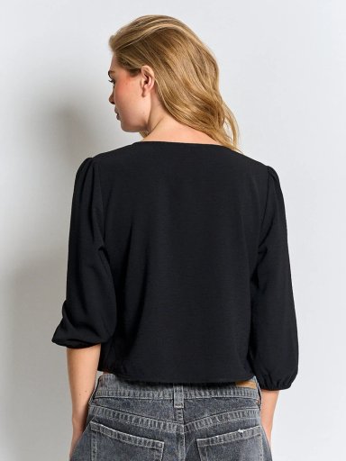 BLUSA MUJER INDEX MANGA LARGA VUELOS - 2