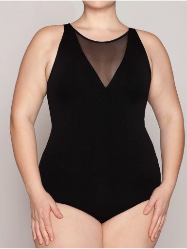 BODY MUJER MONARCH ESCOTE MALLA - 4