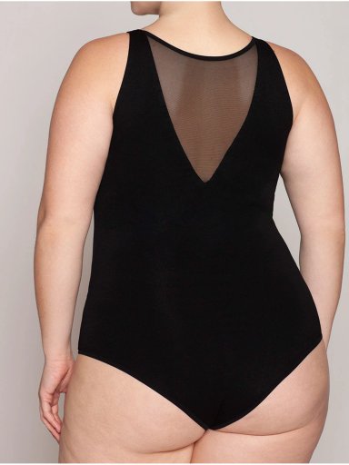 BODY MUJER MONARCH ESCOTE MALLA - 6