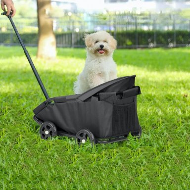 CARRO PLEGABLE MASCOTAS Y NINOS BLACK - 6