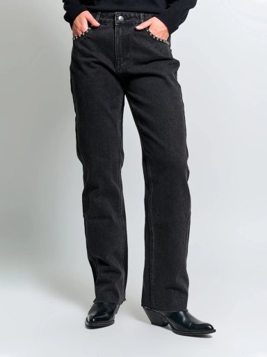 JEANS MUJER BARBADOS ALGODÓN TACHAS - 2