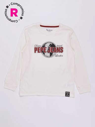 POLERA MANGA LARGA NIÑO PEPE JEANS MEDGAR - 1