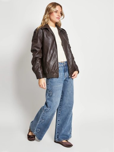 CHAQUETA MUJER BARBADOS EFECTO PIEL - 4