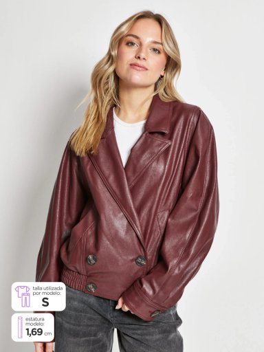 CHAQUETA MUJER BARBADOS EFECTO PIEL - 1