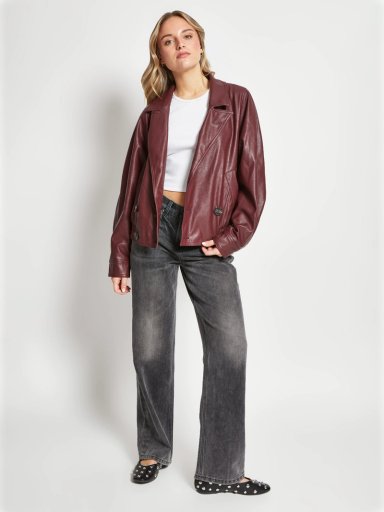 CHAQUETA MUJER BARBADOS EFECTO PIEL - 4