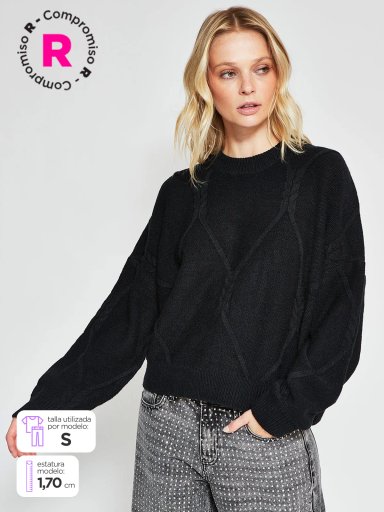 SWEATER MUJER BARBADOS LAZOS - 1