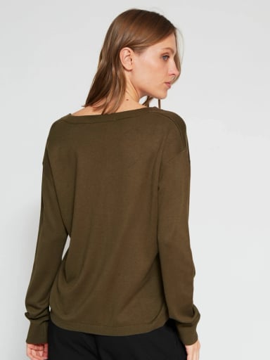 SWEATER MUJER MARQUIS CUELLO EN V - 2