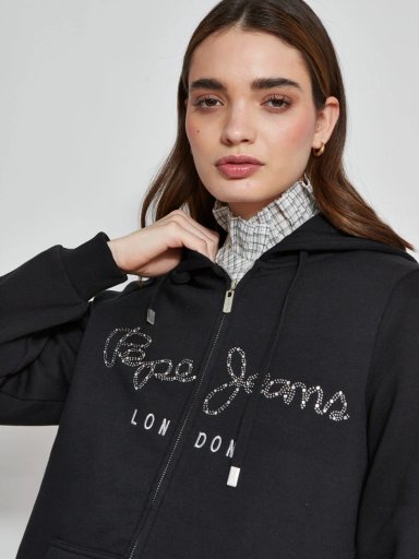 POLERÓN MUJER PEPE JEANS ALGODÓN ZIPPER - 3