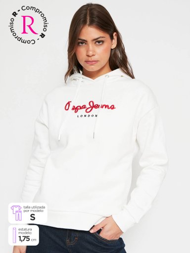 POLERÓN  MUJER PEPE JEANS ALGODÓN BORDADO - 1