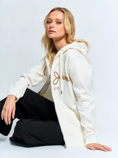 POLERÓN MUJER PEPE JEANS ALGODÓN ZIPPER - 4