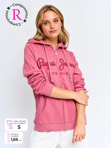POLERÓN MUJER PEPE JEANS ALGODÓN ZIPPER - 1