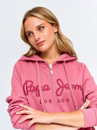 POLERÓN MUJER PEPE JEANS ALGODÓN ZIPPER - 3